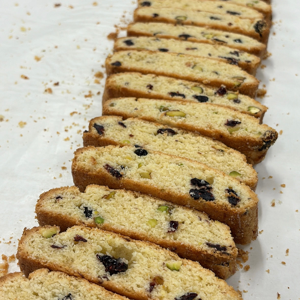 Cranberry Pistachio Biscotti